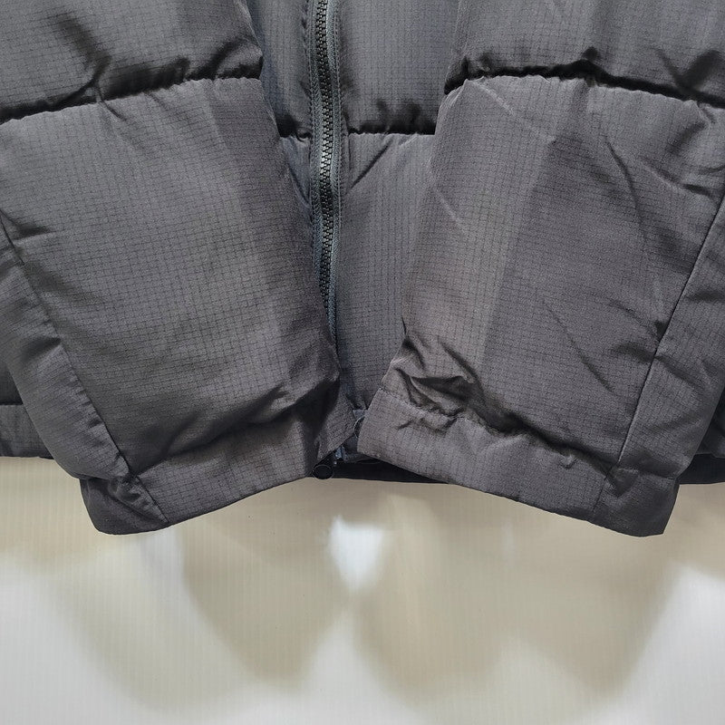 【中古美品】【メンズ】 RVCA ルーカ BF042760 BACK PRINT PUFFER JKT バック プリント パファー ジャケット アウター 142-261005-cs-09-izu サイズ：L カラー：ブラック 万代Net店