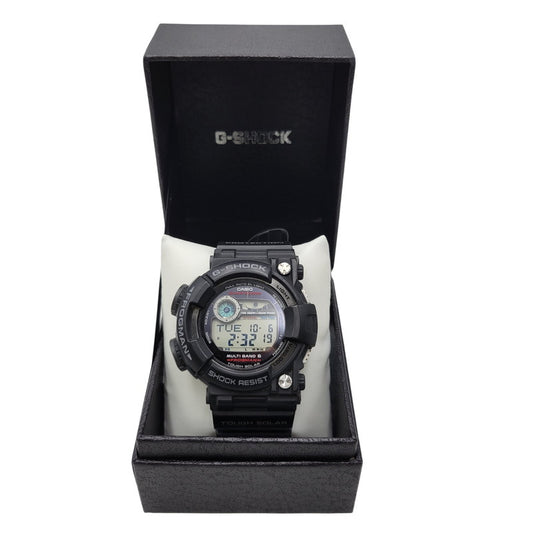【中古品】【メンズ/レディース】 G-SHOCK ジーショック MASTER OF G - SEA FROGMAN TOUGH SOLAR DIVER'S WATCH GWF-1000 フロッグマン タフソーラー 腕時計 196-261006-as-05-izu サイズ：58.3 × 52.8 × 18 mm カラー：ブラック 万代Net店
