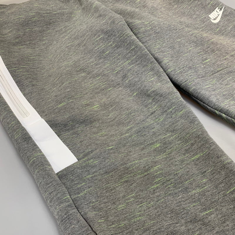 【中古品】【メンズ】 NIKE ナイキ 545344-091 TECH FLEECE LONG PANT テック フリース ロング パンツ ボトムス 159-261008-kh-10-izu サイズ：L カラー：グレー×ライトグリーン系 万代Net店
