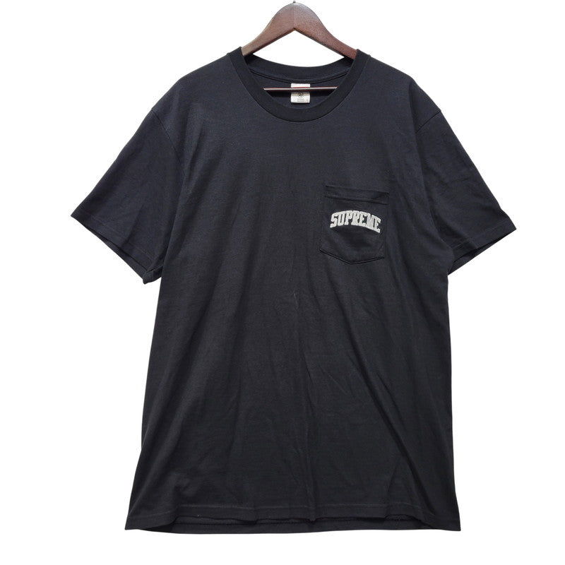 【中古品】【メンズ】 SUPREME シュプリーム×NFL エヌエフエル×RAIDERS レイダース 19SS '47 POCKET TEE ポケット Tシャツ トップス 半袖 149-261005-cs-11-izu サイズ：L カラー：ブラック 万代Net店