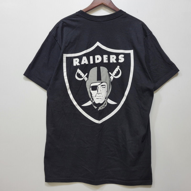 【中古品】【メンズ】 SUPREME シュプリーム×NFL エヌエフエル×RAIDERS レイダース 19SS '47 POCKET TEE ポケット Tシャツ トップス 半袖 149-261005-cs-11-izu サイズ：L カラー：ブラック 万代Net店