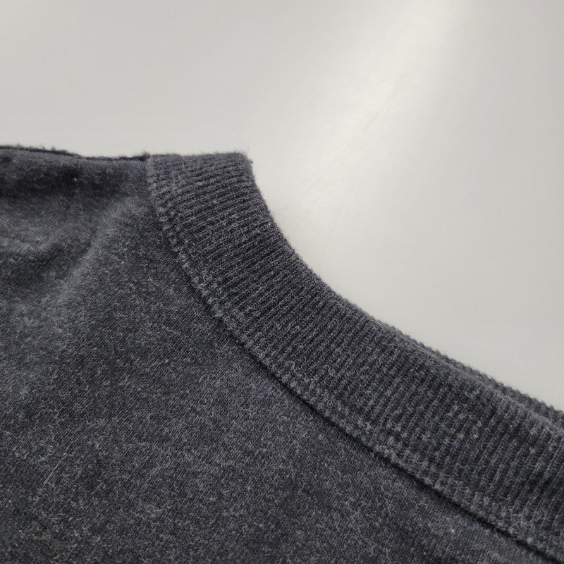 【中古品】【メンズ】 EVISU エヴィス LOGO SWEATSHIRT ロゴ スウェットシャツ トップス 145-261011-kh-14-izu サイズ：38 カラー：ブラック 万代Net店