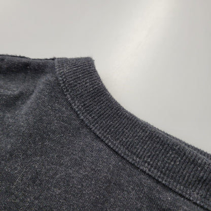 【中古品】【メンズ】 EVISU エヴィス LOGO SWEATSHIRT ロゴ スウェットシャツ トップス 145-261011-kh-14-izu サイズ：38 カラー：ブラック 万代Net店