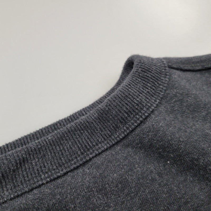 【中古品】【メンズ】 EVISU エヴィス LOGO SWEATSHIRT ロゴ スウェットシャツ トップス 145-261011-kh-14-izu サイズ：38 カラー：ブラック 万代Net店