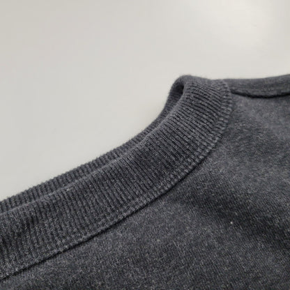 【中古品】【メンズ】 EVISU エヴィス LOGO SWEATSHIRT ロゴ スウェットシャツ トップス 145-261011-kh-14-izu サイズ：38 カラー：ブラック 万代Net店
