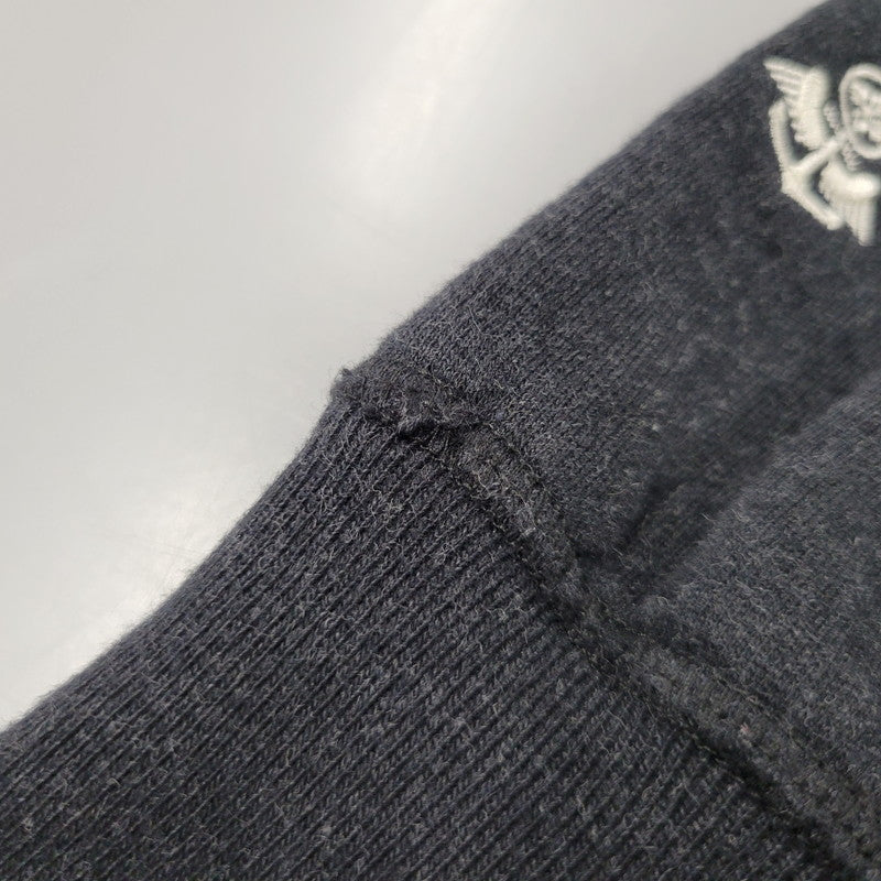 【中古品】【メンズ】 EVISU エヴィス LOGO SWEATSHIRT ロゴ スウェットシャツ トップス 145-261011-kh-14-izu サイズ：38 カラー：ブラック 万代Net店
