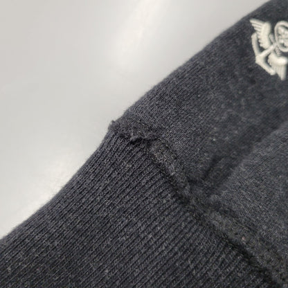 【中古品】【メンズ】 EVISU エヴィス LOGO SWEATSHIRT ロゴ スウェットシャツ トップス 145-261011-kh-14-izu サイズ：38 カラー：ブラック 万代Net店