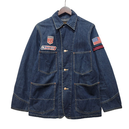 【中古品】【メンズ】 HYSTERIC GLAMOUR ヒステリックグラマー 2AB-4910 KLNKY JEANS DENIM COVER ALL デニム カバーオール アウター 140-261005-cs-01-izu サイズ：F カラー：インディゴ 万代Net店