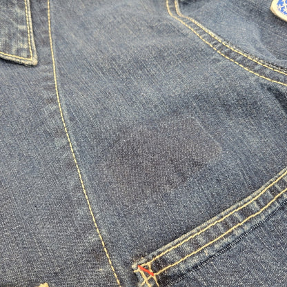 【中古品】【メンズ】 HYSTERIC GLAMOUR ヒステリックグラマー 2AB-4910 KLNKY JEANS DENIM COVER ALL デニム カバーオール アウター 140-261005-cs-01-izu サイズ：F カラー：インディゴ 万代Net店