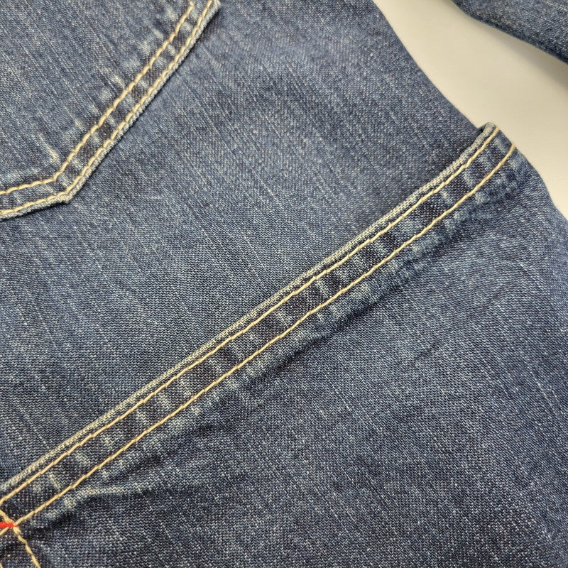 【中古品】【メンズ】 HYSTERIC GLAMOUR ヒステリックグラマー 2AB-4910 KLNKY JEANS DENIM COVER ALL デニム カバーオール アウター 140-261005-cs-01-izu サイズ：F カラー：インディゴ 万代Net店