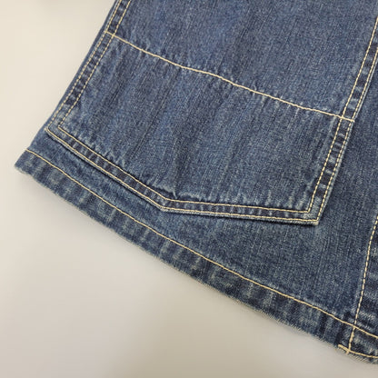 【中古品】【メンズ】 HYSTERIC GLAMOUR ヒステリックグラマー 2AB-4910 KLNKY JEANS DENIM COVER ALL デニム カバーオール アウター 140-261005-cs-01-izu サイズ：F カラー：インディゴ 万代Net店