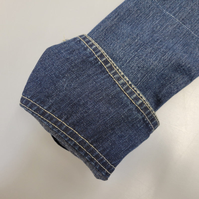 【中古品】【メンズ】 HYSTERIC GLAMOUR ヒステリックグラマー 2AB-4910 KLNKY JEANS DENIM COVER ALL デニム カバーオール アウター 140-261005-cs-01-izu サイズ：F カラー：インディゴ 万代Net店