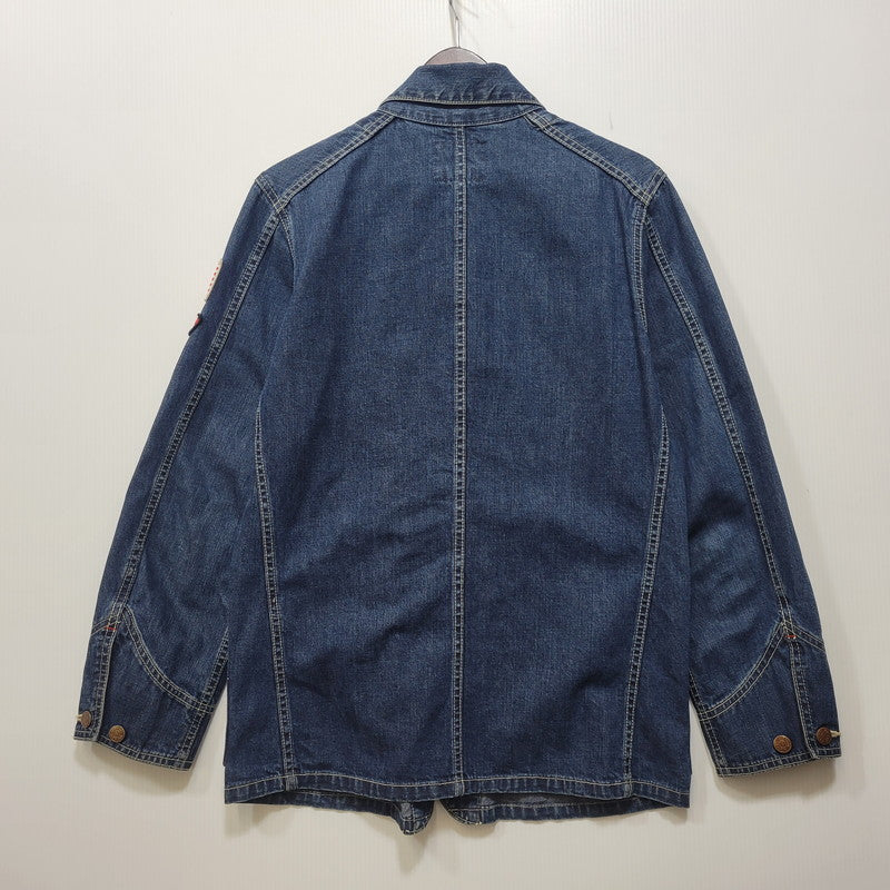 【中古品】【メンズ】 HYSTERIC GLAMOUR ヒステリックグラマー 2AB-4910 KLNKY JEANS DENIM COVER ALL デニム カバーオール アウター 140-261005-cs-01-izu サイズ：F カラー：インディゴ 万代Net店