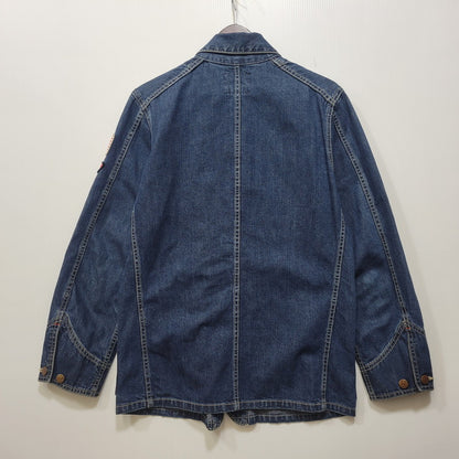 【中古品】【メンズ】 HYSTERIC GLAMOUR ヒステリックグラマー 2AB-4910 KLNKY JEANS DENIM COVER ALL デニム カバーオール アウター 140-261005-cs-01-izu サイズ：F カラー：インディゴ 万代Net店