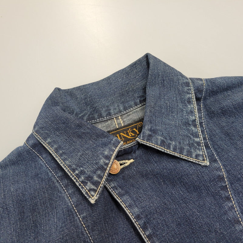 【中古品】【メンズ】 HYSTERIC GLAMOUR ヒステリックグラマー 2AB-4910 KLNKY JEANS DENIM COVER ALL デニム カバーオール アウター 140-261005-cs-01-izu サイズ：F カラー：インディゴ 万代Net店