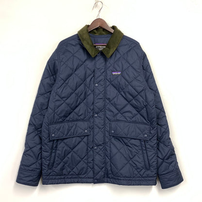 【中古品】【メンズ】 PATAGONIA パタゴニア 20735FA20 DIAMOND QUILTED JACKET ダイヤモンド キルテッド ジャケット アウター 144-261006-ya-09-izu サイズ：L カラー：ネイビー 万代Net店