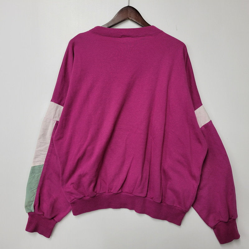 【中古品】【メンズ】 NIKE ナイキ SWEATSHIRT スウェット トレーナー ポルトガル製 紺タグ 146-261008-as-16-izu サイズ：L カラー：ピンク系 万代Net店