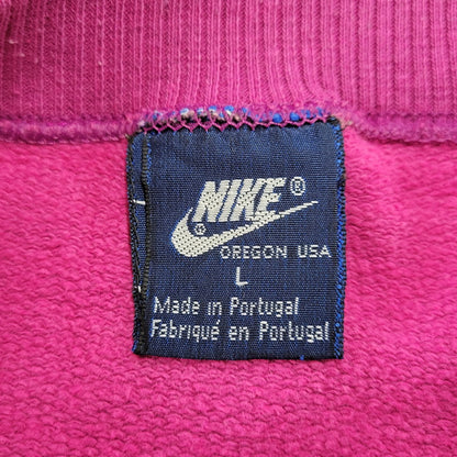 【中古品】【メンズ】 NIKE ナイキ SWEATSHIRT スウェット トレーナー ポルトガル製 紺タグ 146-261008-as-16-izu サイズ：L カラー：ピンク系 万代Net店