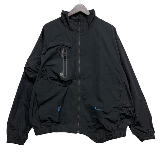 【中古品】【メンズ】 OFF-WHITE オフホワイト × NIKE ナイキ DN1705-010 TRACK SUIT トラック スーツ トップス 142-261006-sm-13-izu サイズ：L カラー：ブラック 万代Net店