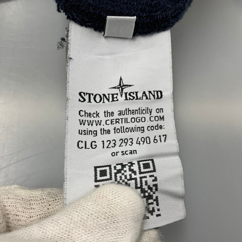 【中古品】【メンズ】 STONE ISLAND ストーンアイランド 681562740 18SS V GADGET CREWNECK SWEATSHIRT ガジェット クルーネック スウェットシャツ トップス 長袖 141-261006-ya-02-izu サイズ：XL カラー：ネイビー 万代Net店
