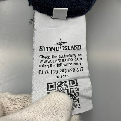【中古品】【メンズ】 STONE ISLAND ストーンアイランド 681562740 18SS V GADGET CREWNECK SWEATSHIRT ガジェット クルーネック スウェットシャツ トップス 長袖 141-261006-ya-02-izu サイズ：XL カラー：ネイビー 万代Net店