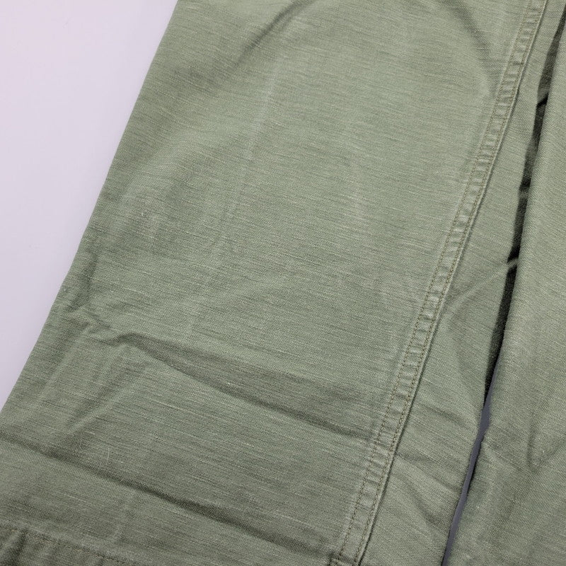 【中古品】【メンズ】 ORSLOW オアスロウ BAKER PANTS ベイカー パンツ ボトムス ズボン 156-261006-cs-11-izu サイズ：JPN XL カラー：オリーブ 万代Net店