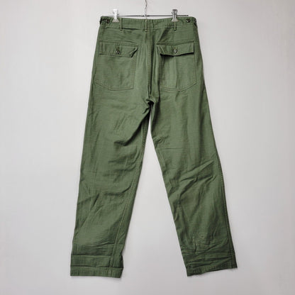 【中古品】【メンズ】 ORSLOW オアスロウ BAKER PANTS ベイカー パンツ ボトムス ズボン 156-261006-cs-11-izu サイズ：JPN XL カラー：オリーブ 万代Net店