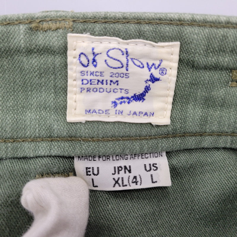 【中古品】【メンズ】 ORSLOW オアスロウ BAKER PANTS ベイカー パンツ ボトムス ズボン 156-261006-cs-11-izu サイズ：JPN XL カラー：オリーブ 万代Net店
