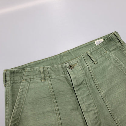 【中古品】【メンズ】 ORSLOW オアスロウ BAKER PANTS ベイカー パンツ ボトムス ズボン 156-261006-cs-11-izu サイズ：JPN XL カラー：オリーブ 万代Net店