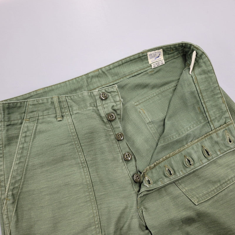 【中古品】【メンズ】 ORSLOW オアスロウ BAKER PANTS ベイカー パンツ ボトムス ズボン 156-261006-cs-11-izu サイズ：JPN XL カラー：オリーブ 万代Net店