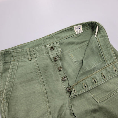 【中古品】【メンズ】 ORSLOW オアスロウ BAKER PANTS ベイカー パンツ ボトムス ズボン 156-261006-cs-11-izu サイズ：JPN XL カラー：オリーブ 万代Net店