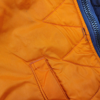 【中古品】【メンズ】 ALPHA INDUSTRIES アルファ インダストリーズ DSA100-69-C-0123 68年復刻 MA-1 FLIGHT JACKET フライト ジャケット アウター 145-261006-cs-04-izu サイズ：M カラー：ネイビー/オレンジ 万代Net店