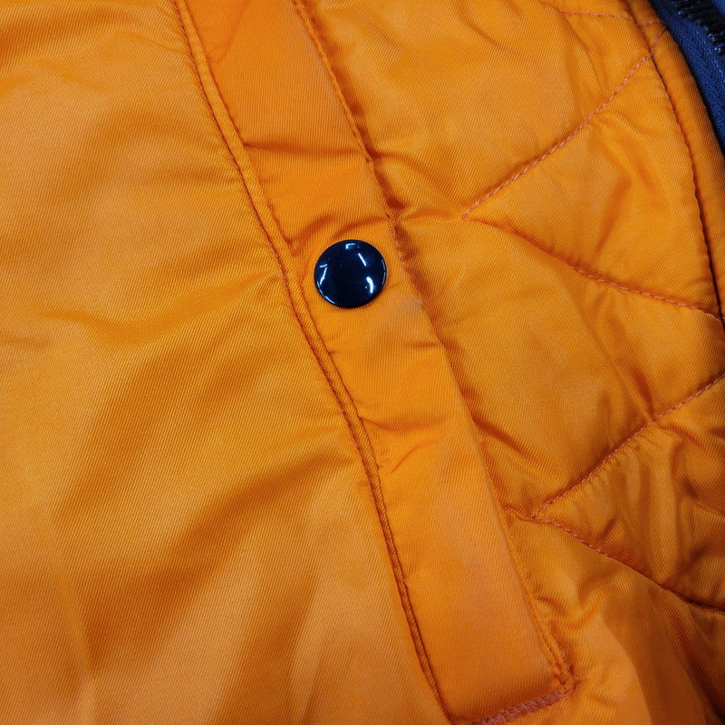 【中古品】【メンズ】 ALPHA INDUSTRIES アルファ インダストリーズ DSA100-69-C-0123 68年復刻 MA-1 FLIGHT JACKET フライト ジャケット アウター 145-261006-cs-04-izu サイズ：M カラー：ネイビー/オレンジ 万代Net店