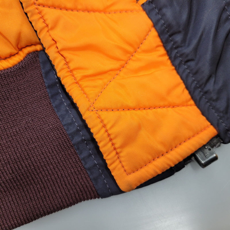 【中古品】【メンズ】 ALPHA INDUSTRIES アルファ インダストリーズ DSA100-69-C-0123 68年復刻 MA-1 FLIGHT JACKET フライト ジャケット アウター 145-261006-cs-04-izu サイズ：M カラー：ネイビー/オレンジ 万代Net店
