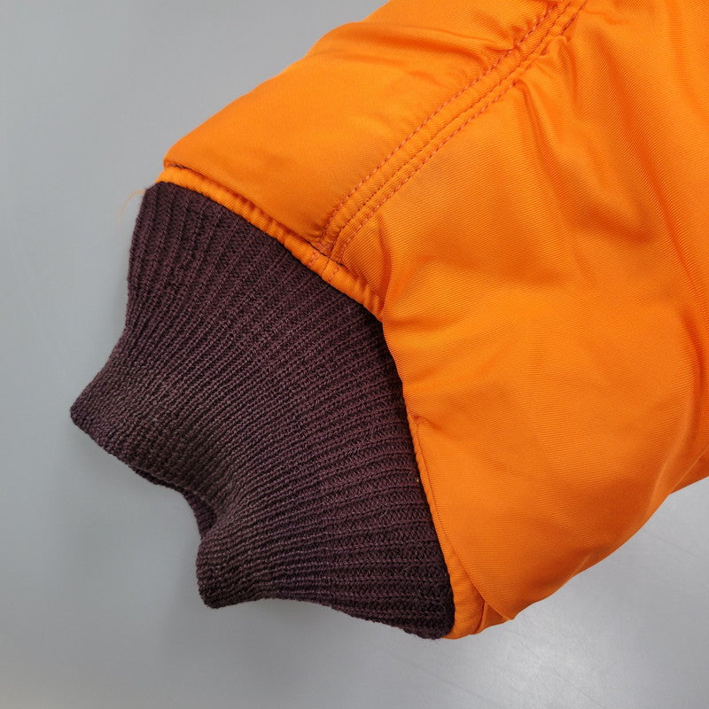 【中古品】【メンズ】 ALPHA INDUSTRIES アルファ インダストリーズ DSA100-69-C-0123 68年復刻 MA-1 FLIGHT JACKET フライト ジャケット アウター 145-261006-cs-04-izu サイズ：M カラー：ネイビー/オレンジ 万代Net店