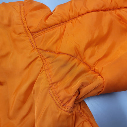 【中古品】【メンズ】 ALPHA INDUSTRIES アルファ インダストリーズ DSA100-69-C-0123 68年復刻 MA-1 FLIGHT JACKET フライト ジャケット アウター 145-261006-cs-04-izu サイズ：M カラー：ネイビー/オレンジ 万代Net店