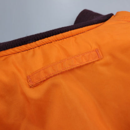 【中古品】【メンズ】 ALPHA INDUSTRIES アルファ インダストリーズ DSA100-69-C-0123 68年復刻 MA-1 FLIGHT JACKET フライト ジャケット アウター 145-261006-cs-04-izu サイズ：M カラー：ネイビー/オレンジ 万代Net店
