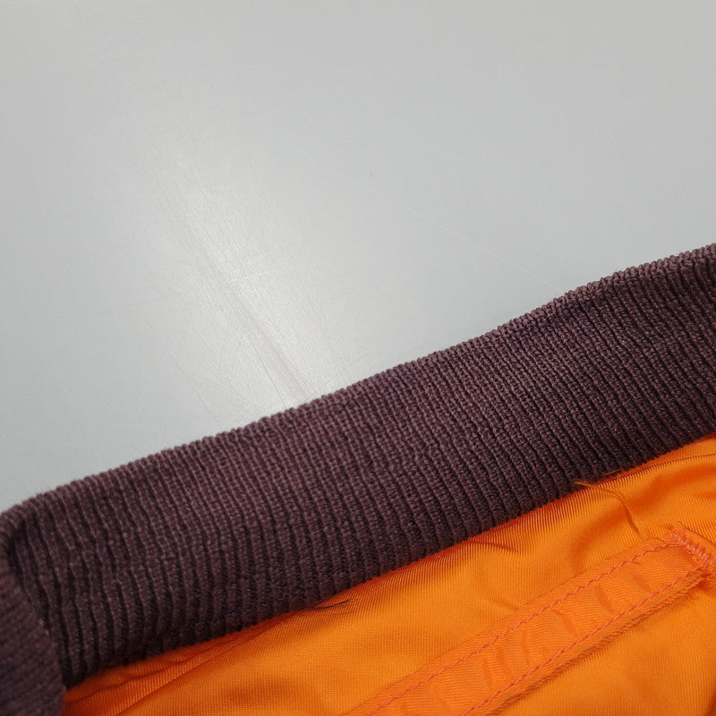 【中古品】【メンズ】 ALPHA INDUSTRIES アルファ インダストリーズ DSA100-69-C-0123 68年復刻 MA-1 FLIGHT JACKET フライト ジャケット アウター 145-261006-cs-04-izu サイズ：M カラー：ネイビー/オレンジ 万代Net店