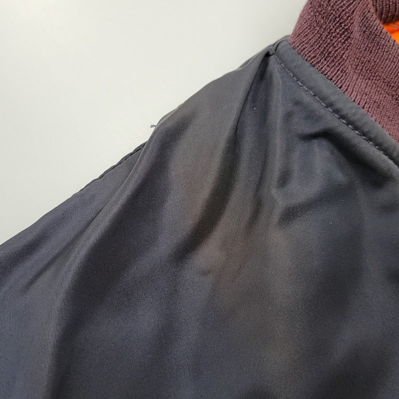 【中古品】【メンズ】 ALPHA INDUSTRIES アルファ インダストリーズ DSA100-69-C-0123 68年復刻 MA-1 FLIGHT JACKET フライト ジャケット アウター 145-261006-cs-04-izu サイズ：M カラー：ネイビー/オレンジ 万代Net店
