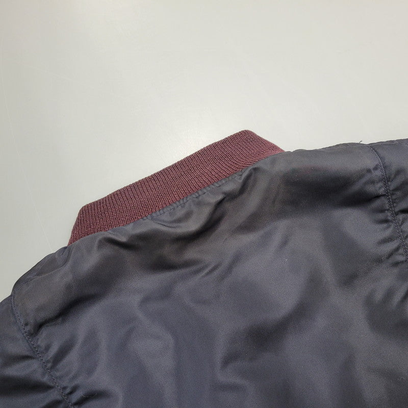【中古品】【メンズ】 ALPHA INDUSTRIES アルファ インダストリーズ DSA100-69-C-0123 68年復刻 MA-1 FLIGHT JACKET フライト ジャケット アウター 145-261006-cs-04-izu サイズ：M カラー：ネイビー/オレンジ 万代Net店