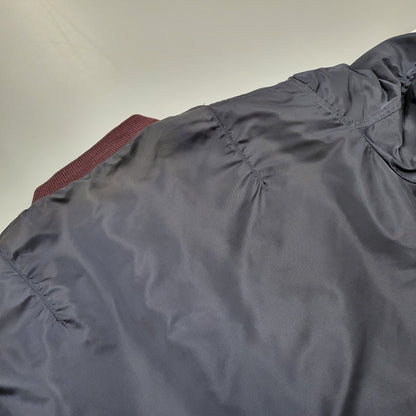 【中古品】【メンズ】 ALPHA INDUSTRIES アルファ インダストリーズ DSA100-69-C-0123 68年復刻 MA-1 FLIGHT JACKET フライト ジャケット アウター 145-261006-cs-04-izu サイズ：M カラー：ネイビー/オレンジ 万代Net店