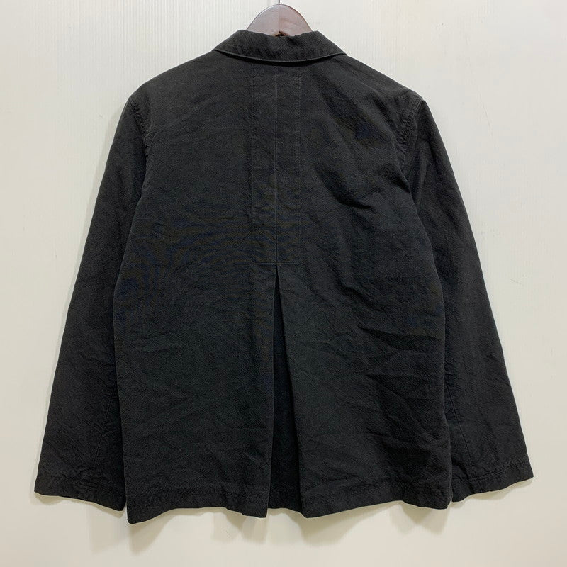 【中古品】【メンズ】 Y'S ワイズ BUTTON U JACKET ボタン ジャケット 140-261006-sm-02-izu サイズ：3 カラー：ブラック 万代Net店