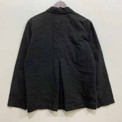 【中古品】【メンズ】 Y'S ワイズ BUTTON U JACKET ボタン ジャケット 140-261006-sm-02-izu サイズ：3 カラー：ブラック 万代Net店