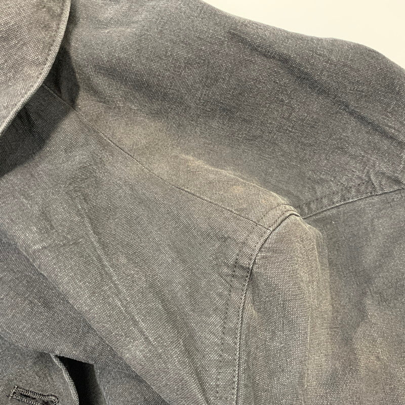 【中古品】【メンズ】 Y'S ワイズ BUTTON U JACKET ボタン ジャケット 140-261006-sm-02-izu サイズ：3 カラー：ブラック 万代Net店