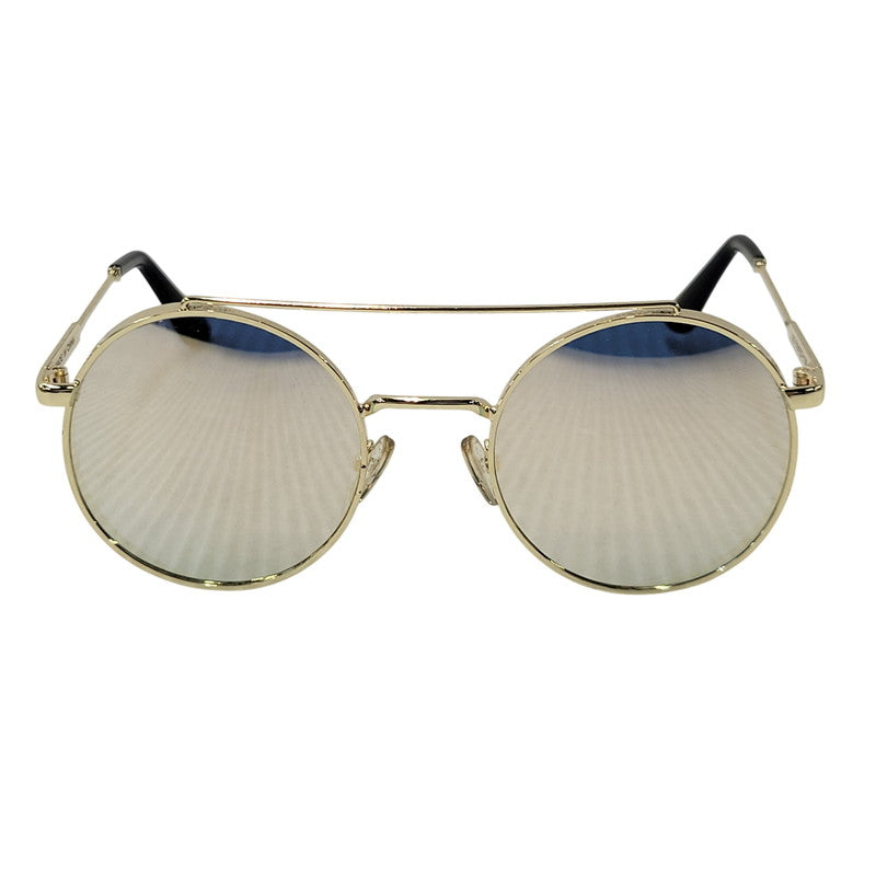 【中古品】【メンズ/レディース】 BAGARCH バガーチ MIRROR LLOYD SUNGLASS ミラー ロイド サングラス 203-261011-as-08-izu サイズ：53□23-138 カラー：ゴールド 万代Net店