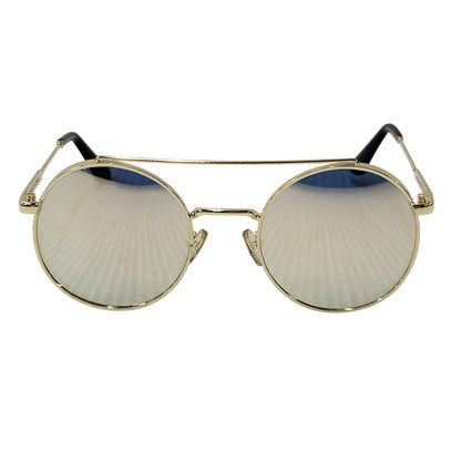 【中古品】【メンズ/レディース】 BAGARCH バガーチ MIRROR LLOYD SUNGLASS ミラー ロイド サングラス 203-261011-as-08-izu サイズ：53□23-138 カラー：ゴールド 万代Net店