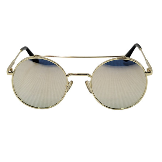 【中古品】【メンズ/レディース】 BAGARCH バガーチ MIRROR LLOYD SUNGLASS ミラー ロイド サングラス 203-261011-as-08-izu サイズ：53□23-138 カラー：ゴールド 万代Net店