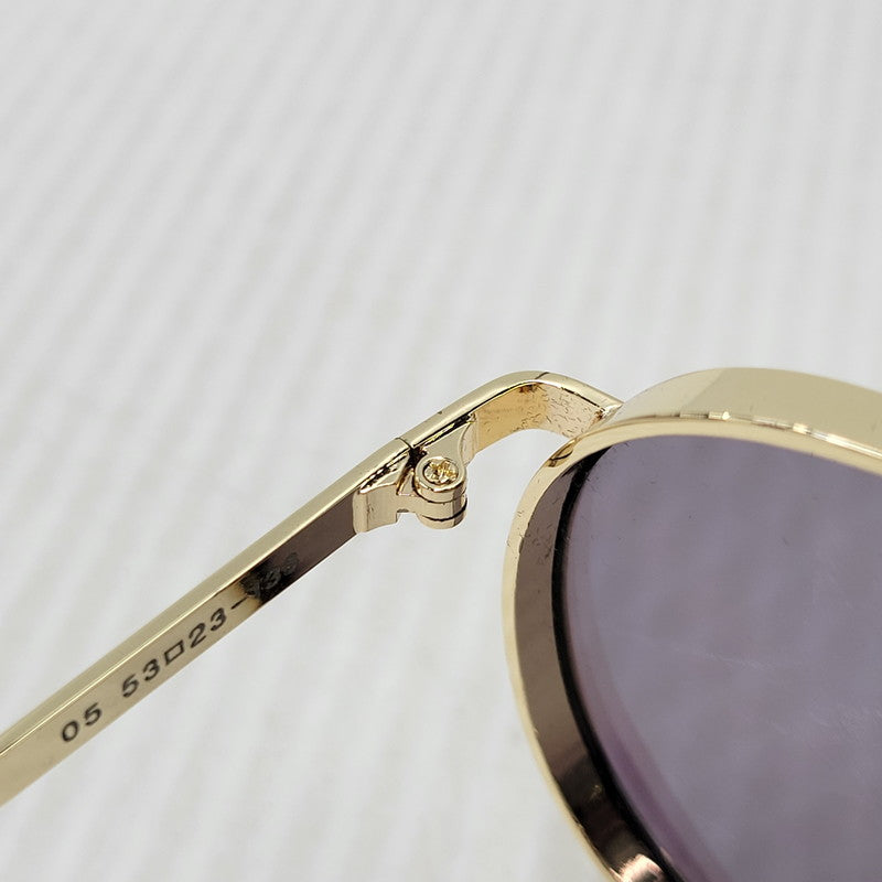 【中古品】【メンズ/レディース】 BAGARCH バガーチ MIRROR LLOYD SUNGLASS ミラー ロイド サングラス 203-261011-as-08-izu サイズ：53□23-138 カラー：ゴールド 万代Net店