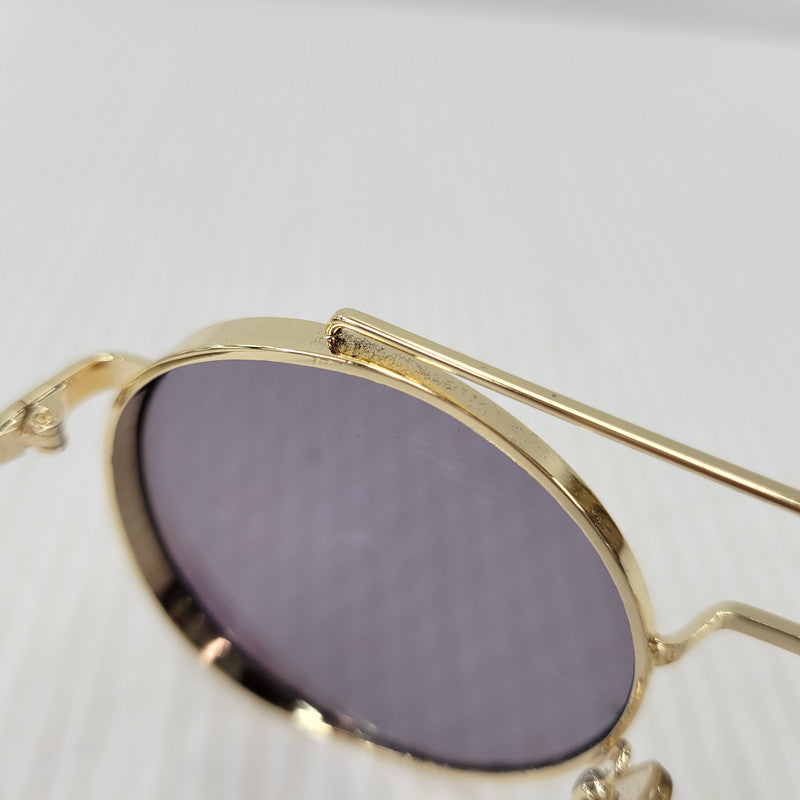 【中古品】【メンズ/レディース】 BAGARCH バガーチ MIRROR LLOYD SUNGLASS ミラー ロイド サングラス 203-261011-as-08-izu サイズ：53□23-138 カラー：ゴールド 万代Net店
