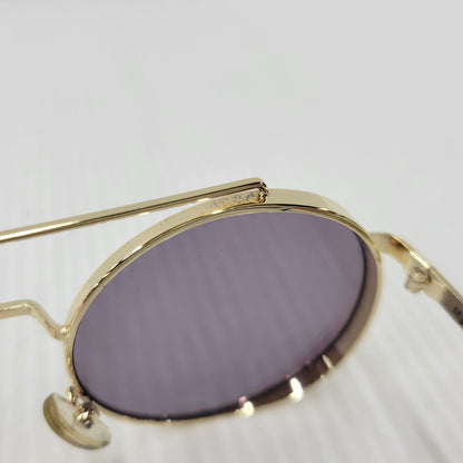 【中古品】【メンズ/レディース】 BAGARCH バガーチ MIRROR LLOYD SUNGLASS ミラー ロイド サングラス 203-261011-as-08-izu サイズ：53□23-138 カラー：ゴールド 万代Net店